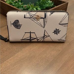 Tory Burch Nautical Sailboat Wallet